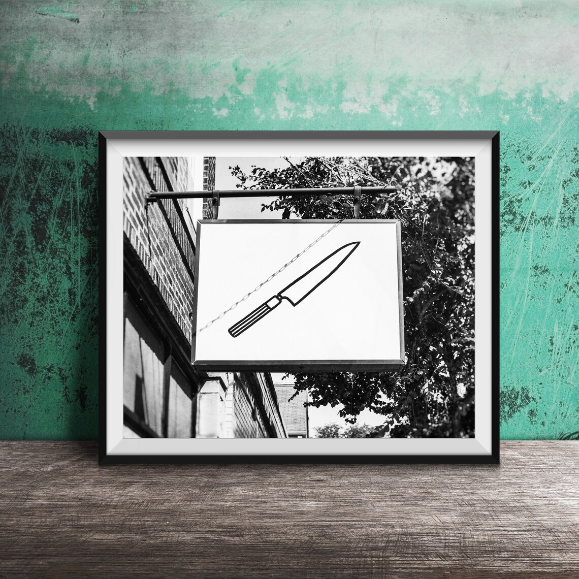 Chef's Knife Kitchen Decor, Photography Art Print - Image 2