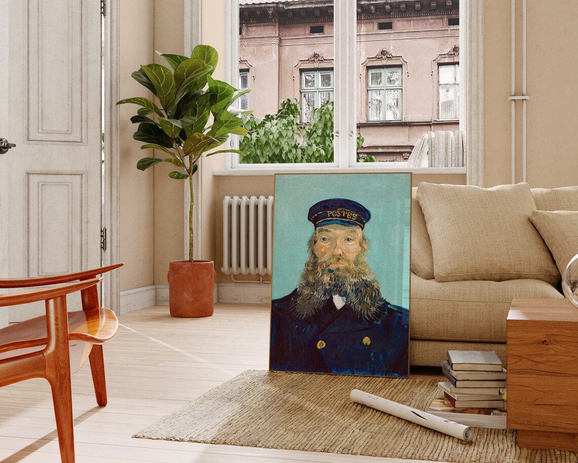 Vincent Van Gogh Portrait of the Postman Classic Museum Art Poster - Image 2