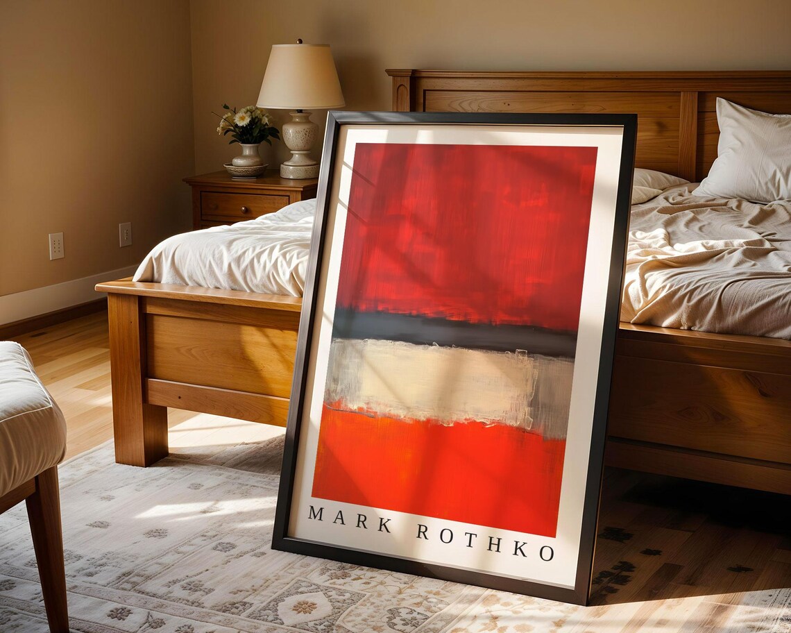 Mark Rothko Poster, Abstract Expressionism Art Print - Image 4