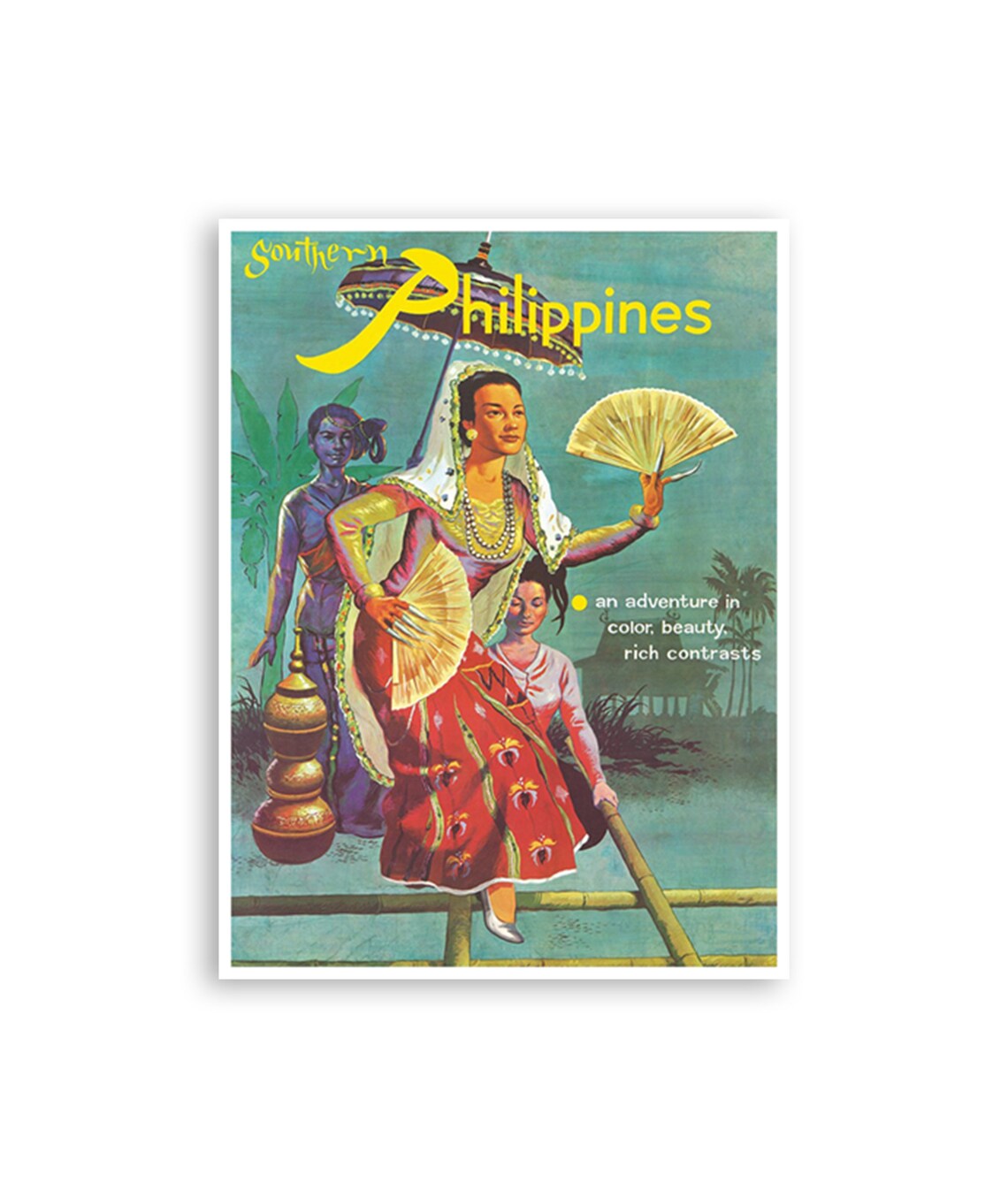 Philippines Travel Poster, Home Decor Art Print