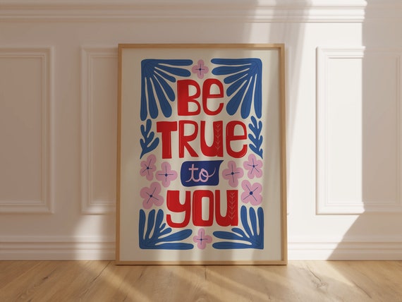Retro Quote Wall Art Print Wall Art Motivational Quote Print Retro Poster Posters And Prints Wall Art Print
