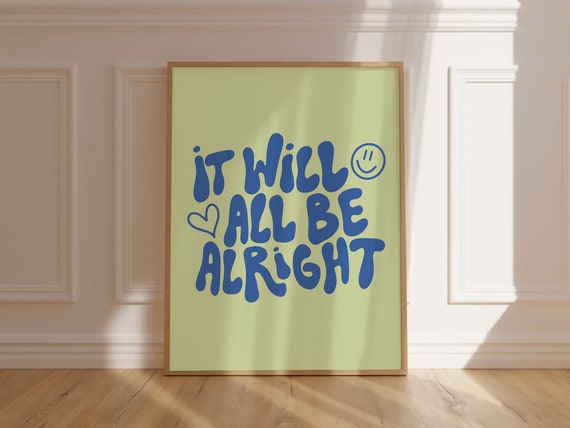 Retro Quote Wall Art Print Wall Art Motivational Quote Print Retro Poster Posters And Prints Wall Art Print