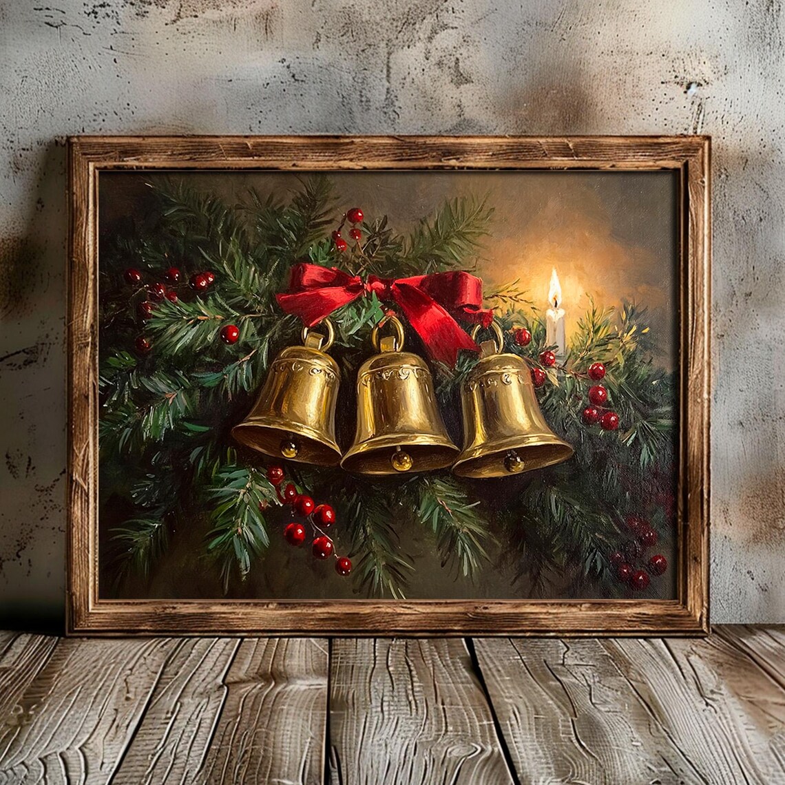 Christmas Jingle Bells Holiday Home Decor Art Print - Image 6
