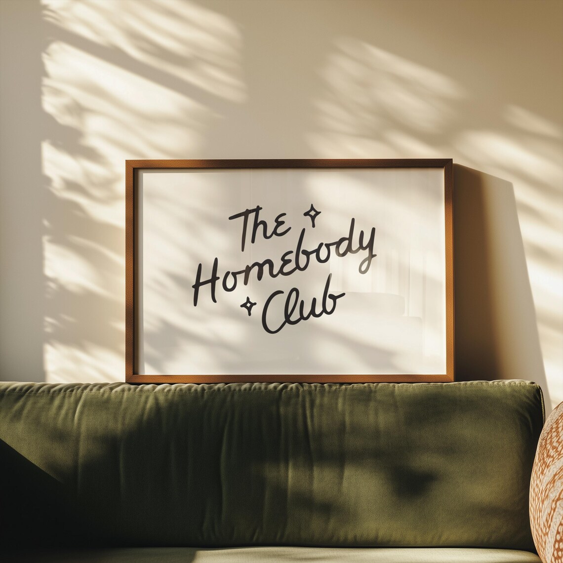 The Homebody Club, Trendy Apartment Typography Art Print