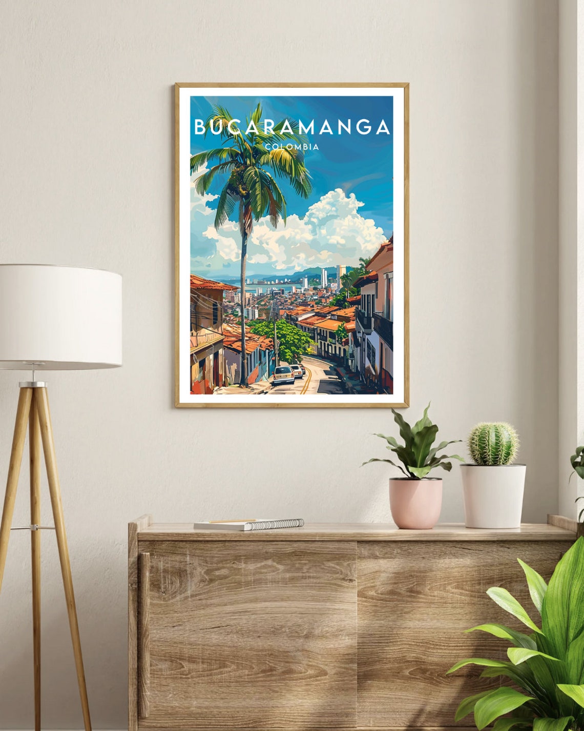 Bucaramanga Travel Print Colombia Bucaramanga Poster Colombia Poster Travel Wall Art Colombia Print Bucaramanga South America - Image 3