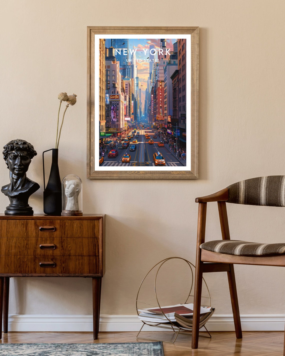 New York Travel Print United States New York Poster America Poster Travel Wall Art America Print Poster America New York Usa - Image 2