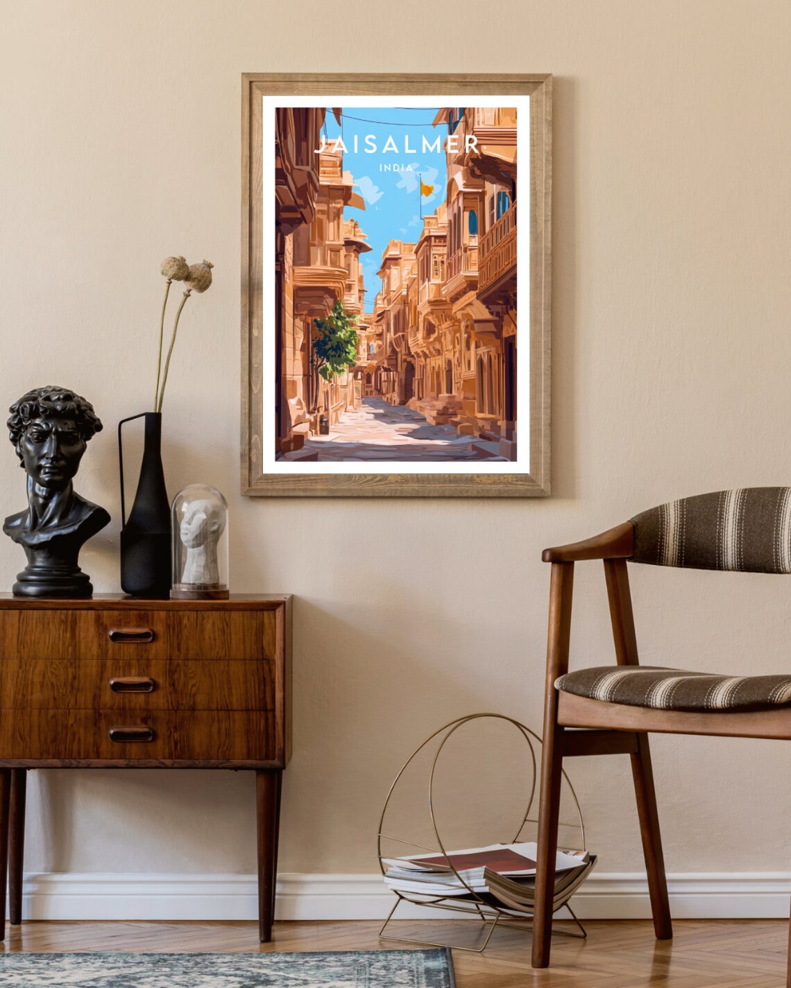 Jaisalmer India Golden Fort City Rajasthan Desert Heritage Poster - Image 2
