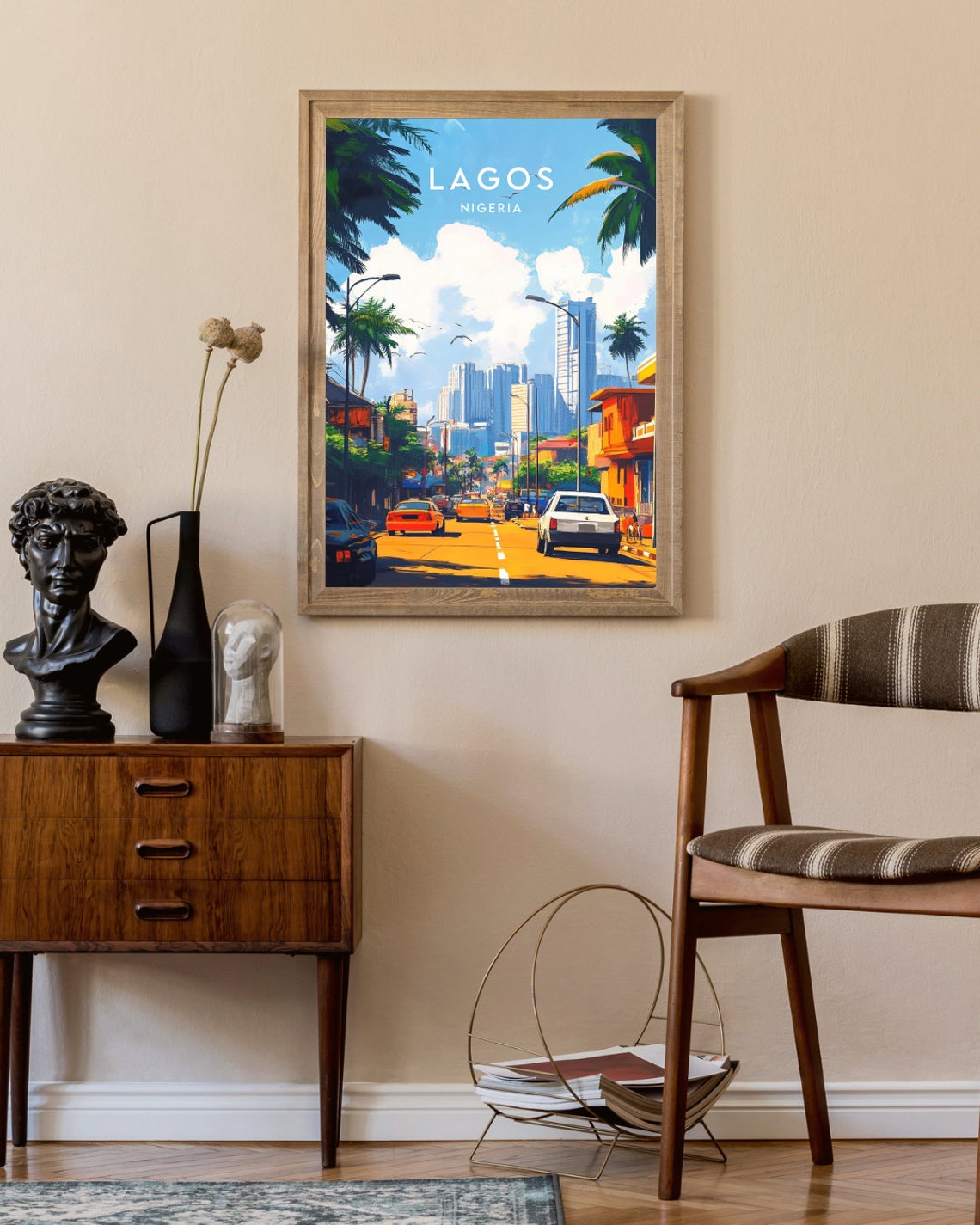 Lagos Travel Print Nigeria Lagos Poster Nigeria Poster Travel Wall Art Nigeria Print Lagos Wall Art Nigeria Africa Lagos Nigeria - Image 2