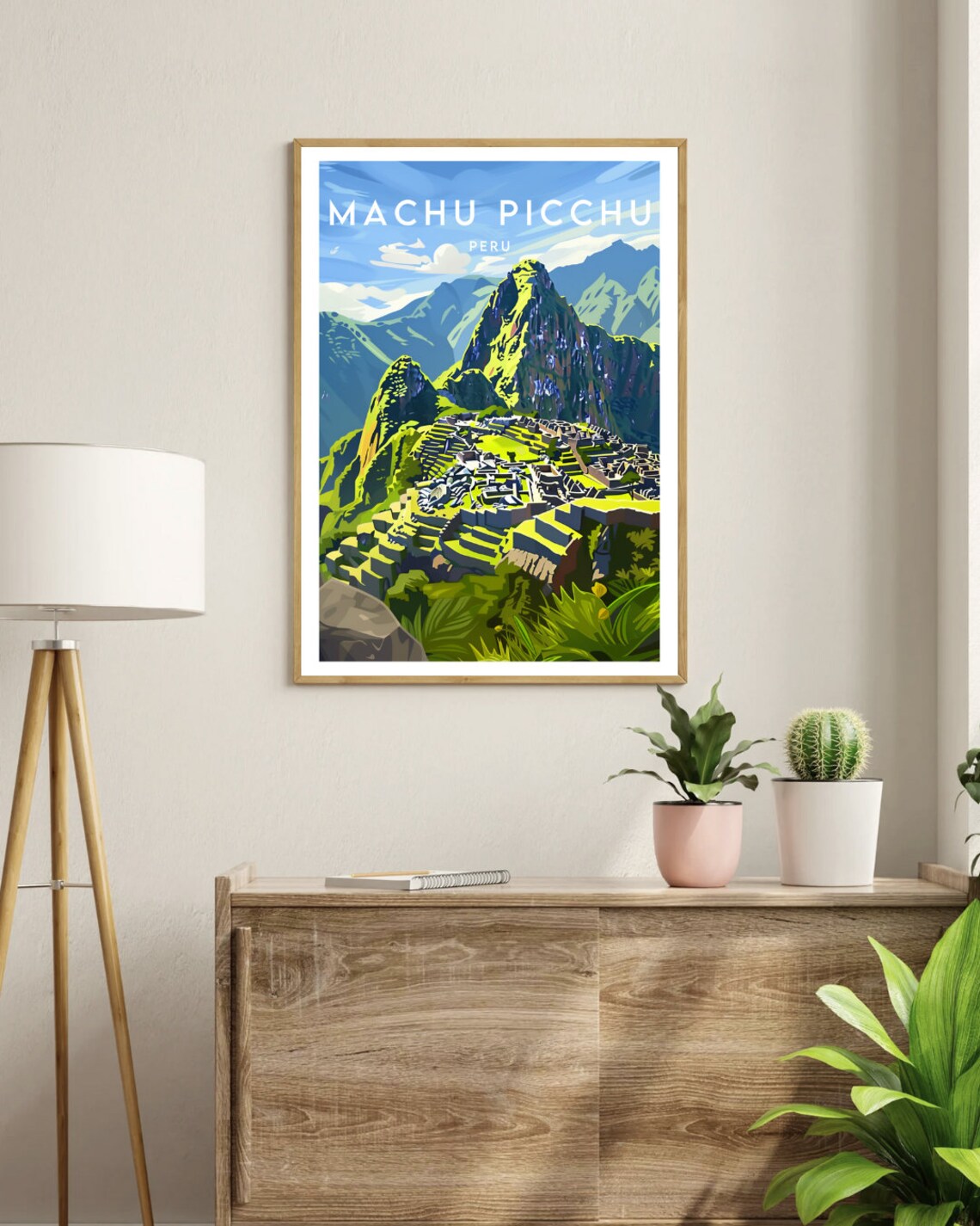 Machu Picchu Travel Poster, Peru South America - Image 3