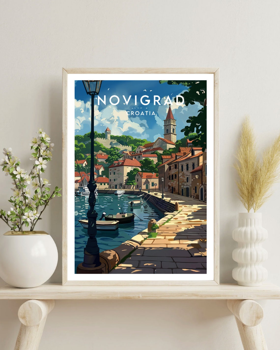 Novigrad Travel Print Croatia Novigrad Poster Croatia Poster Travel Wall Art Croatia Print Croatia Novigrad Europe Croatian Print - Image 4