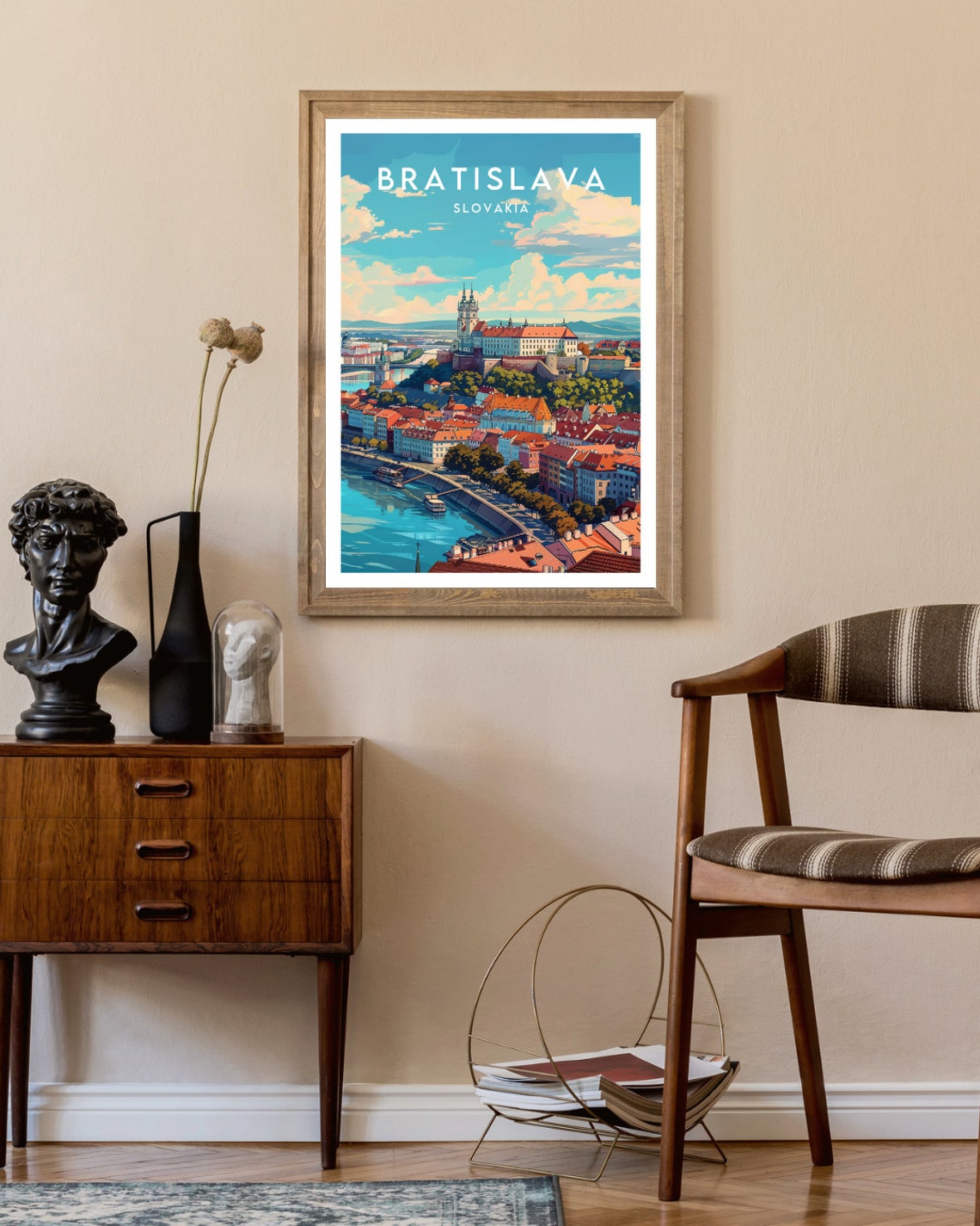 Bratislava Travel Print Slovakia Bratislava Poster Slovakia Poster Travel Wall Art Slovakia Print Slovakia Europe Bratislava - Image 2