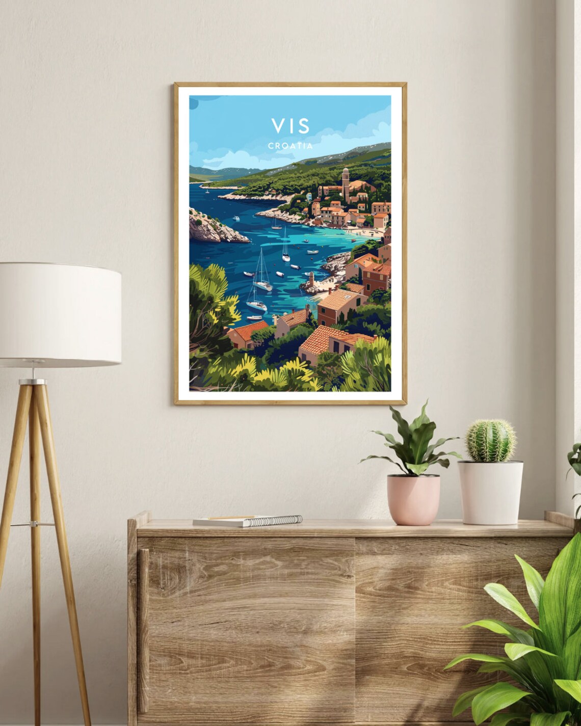 Vis Travel Poster, Croatia Europe Art Print - Image 3