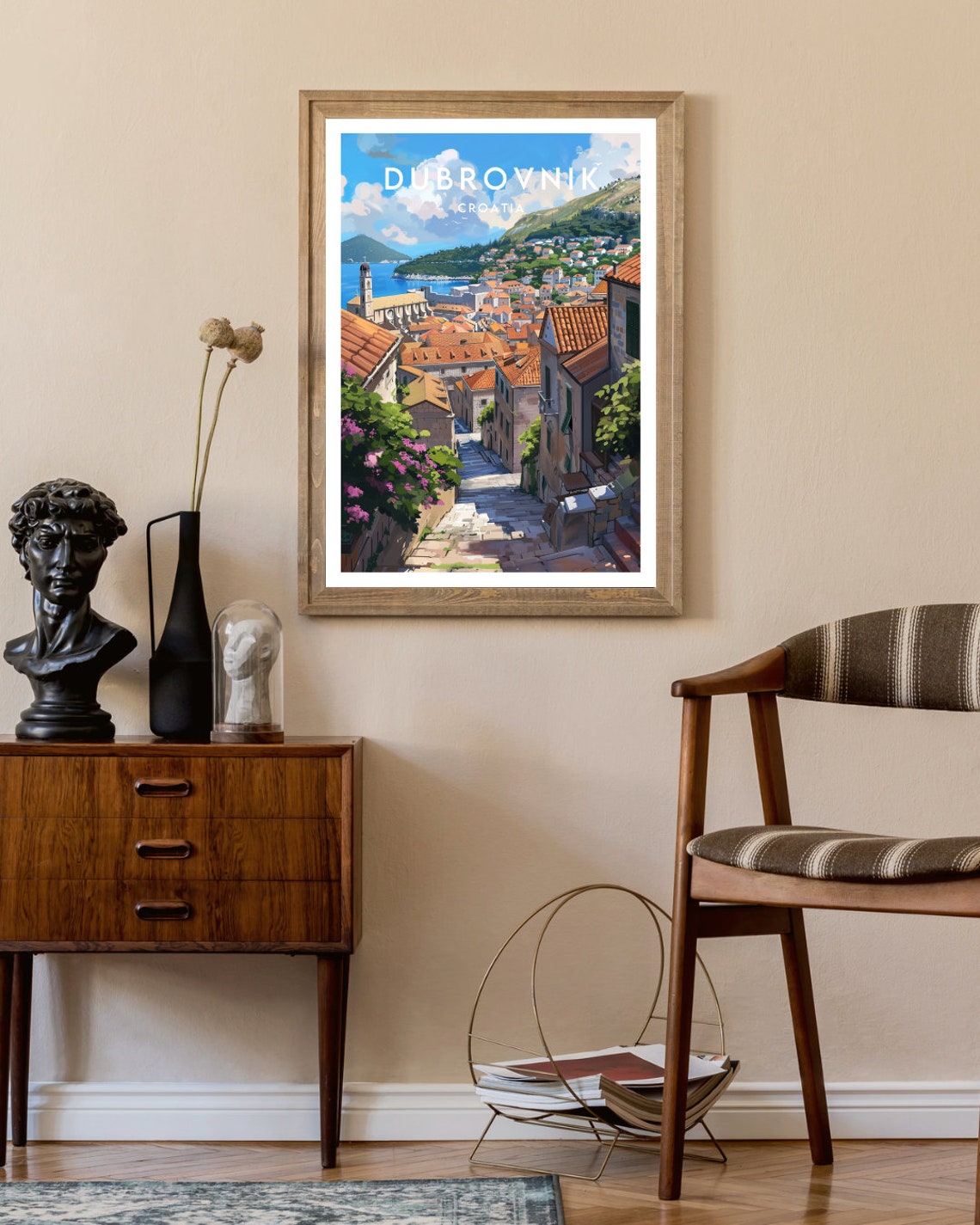 Dubrovnik Travel Print Croatia Dubrovnik Poster Croatia Poster Travel Wall Art Croatia Print Croatia Dubrovnik Europe Croatian - Image 2