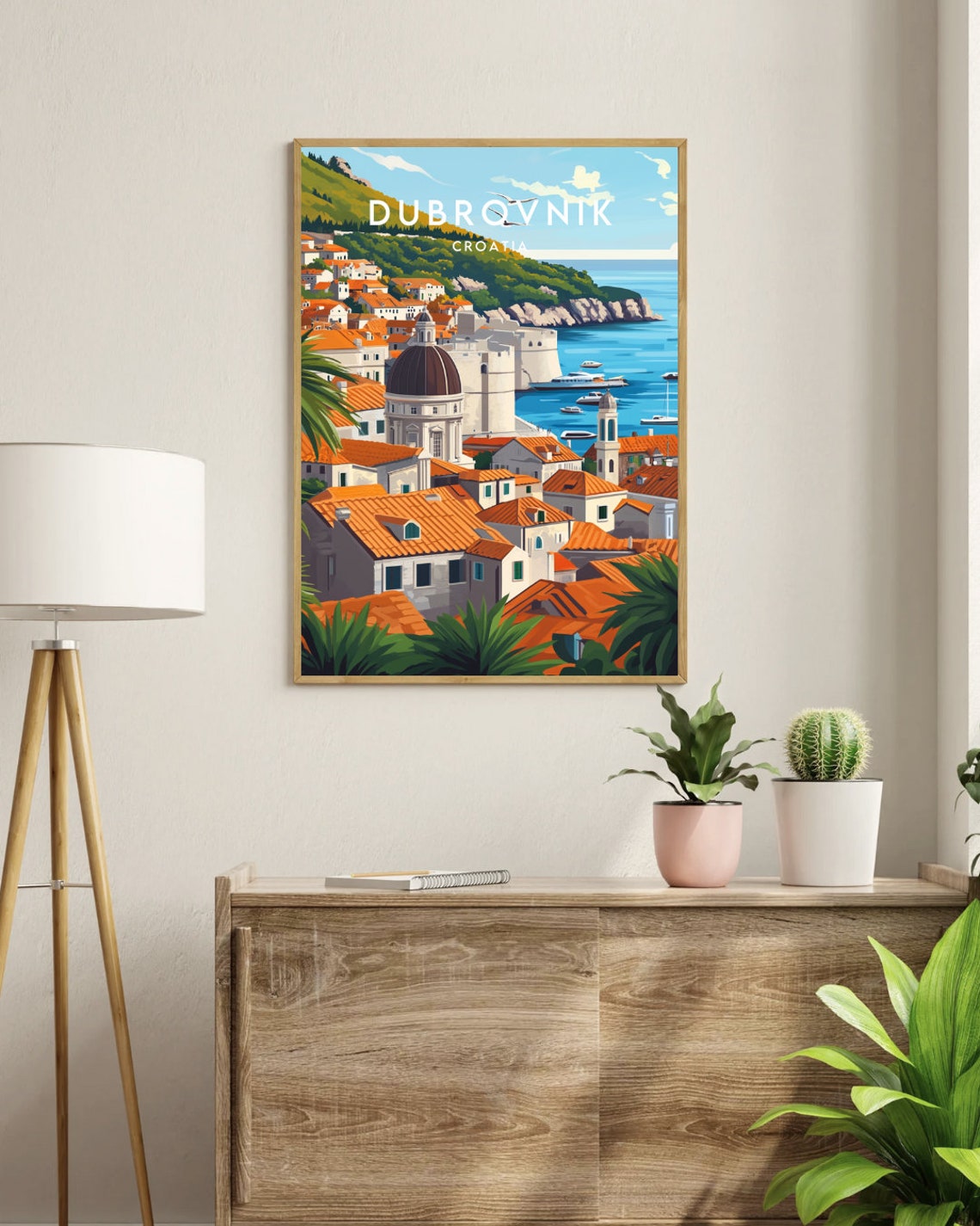 Dubrovnik Travel Print Croatia Dubrovnik Poster Croatia Poster Travel Wall Art Croatia Print Croatia Dubrovnik Europe Croatian - Image 3