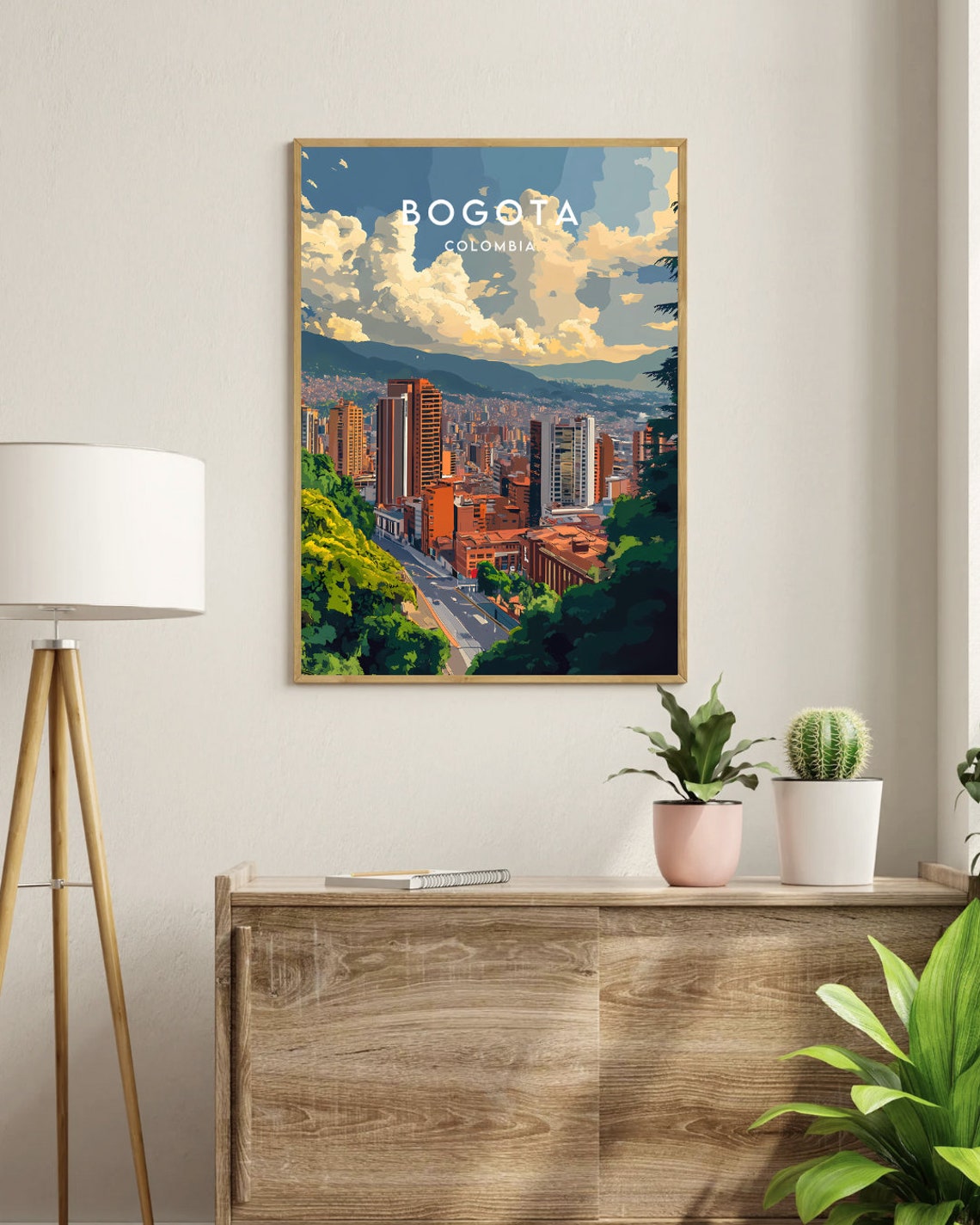 Bogota Travel Print Colombia Bogota Poster Colombia Poster Travel Wall Art Colombia Print Bogota Wall Art South America Colombian - Image 3