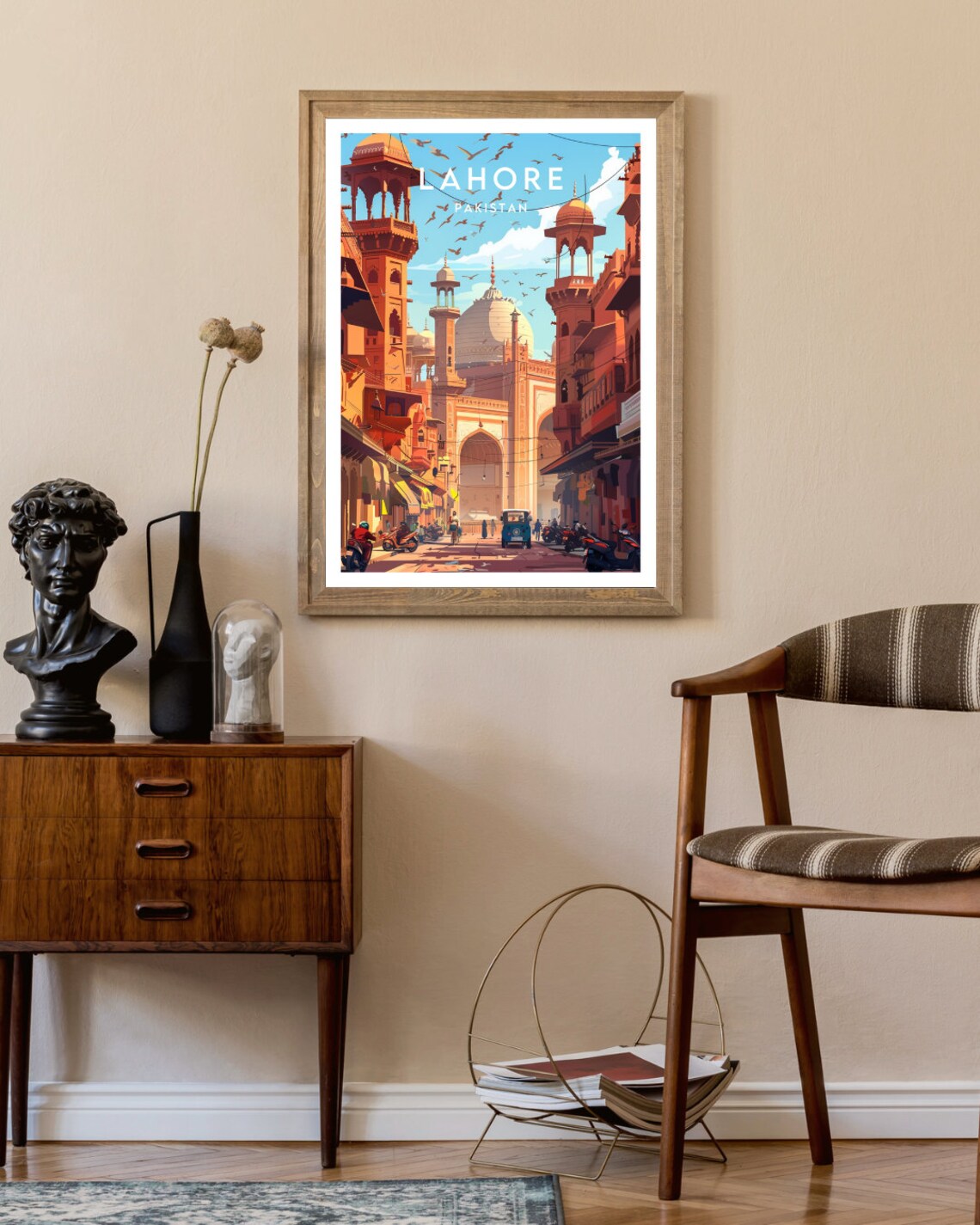 Lahore Travel Poster, Pakistan Travel Wall Art - Image 2