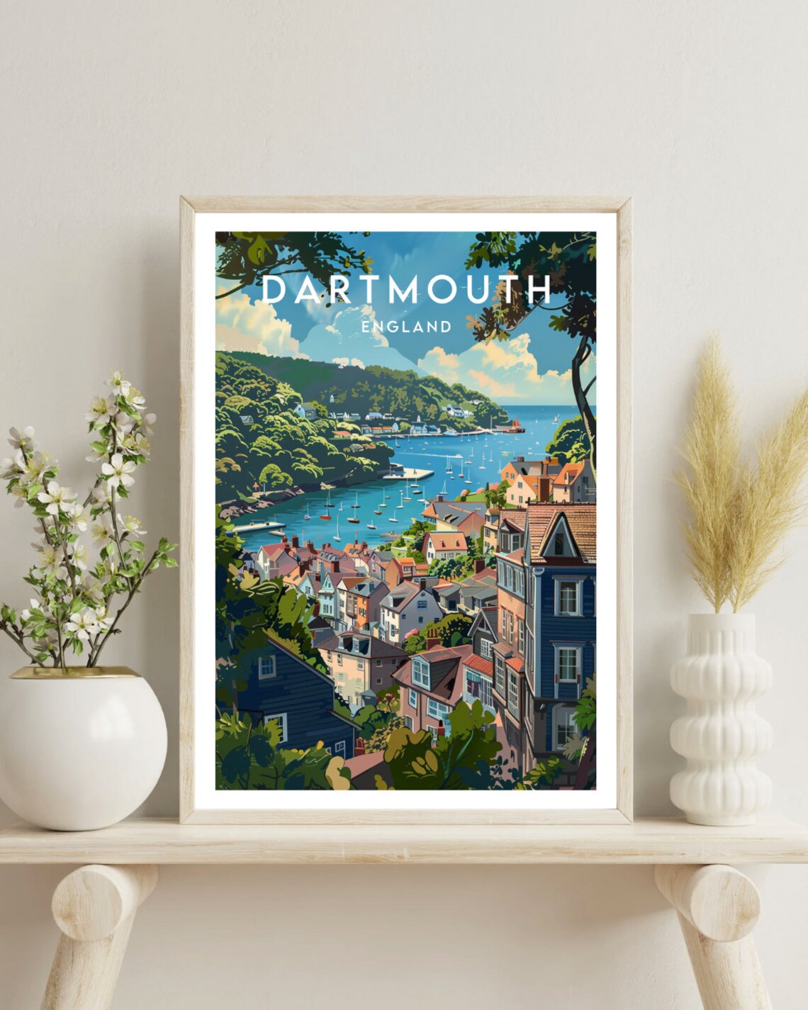Dartmouth England Travel Poster - Image 4