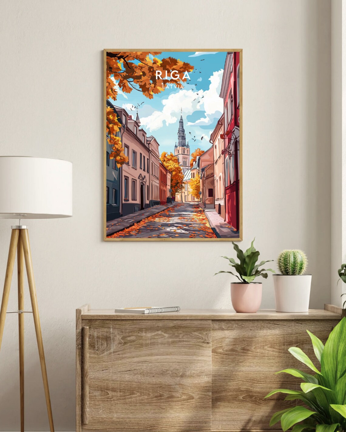 Riga Travel Poster, Latvia Europe Wall Art - Image 3