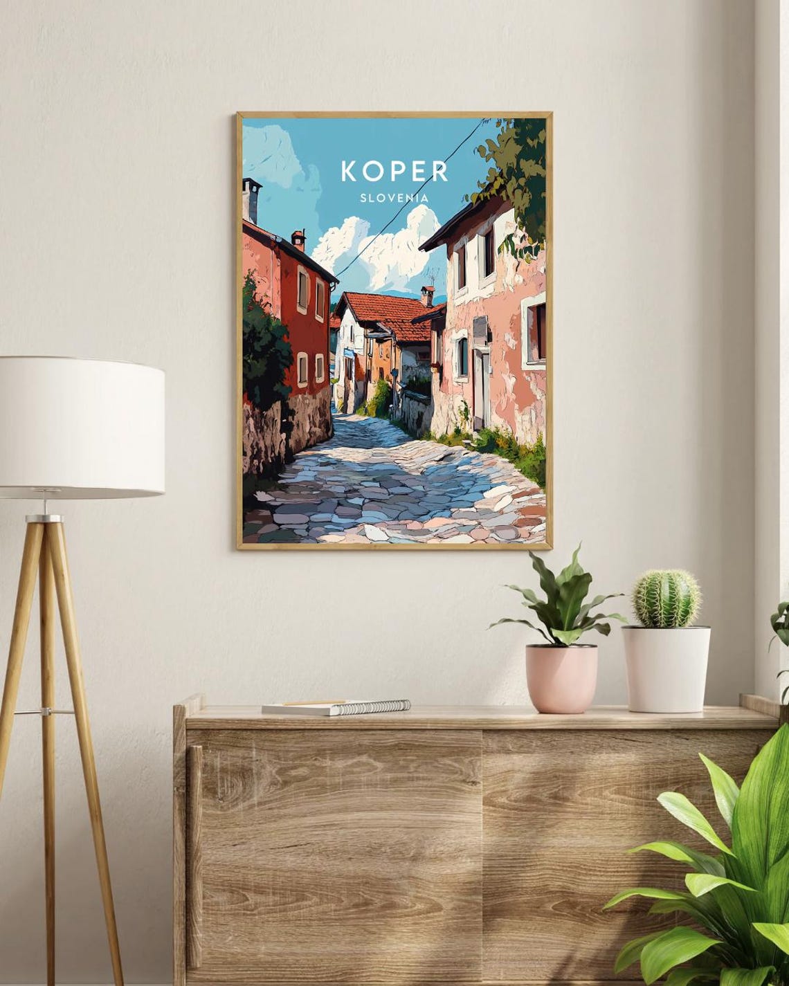 Koper Travel Print Slovenia Koper Poster Slovenia Poster Travel Wall Art Slovenia Print Slovenia Wall Art Europe Poster Koper Print - Image 3