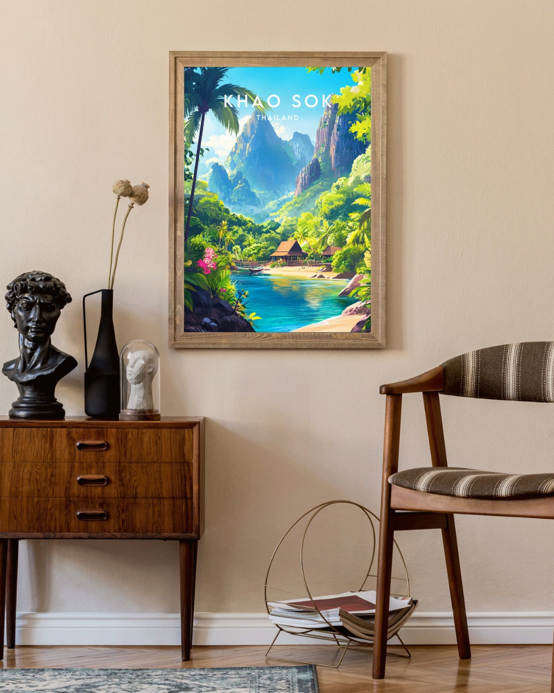 Khao Sok Travel Print Thailand Khao Sok Poster Thailand Poster Travel Wall Art Thailand Print Khao Sok Print Thai Poster Thailand - Image 2