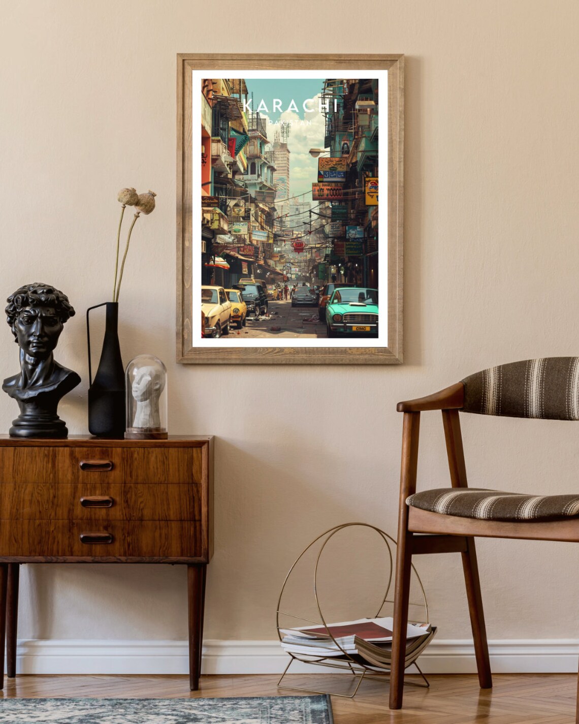 Karachi Travel Poster, Pakistan City Wall Art - Image 2