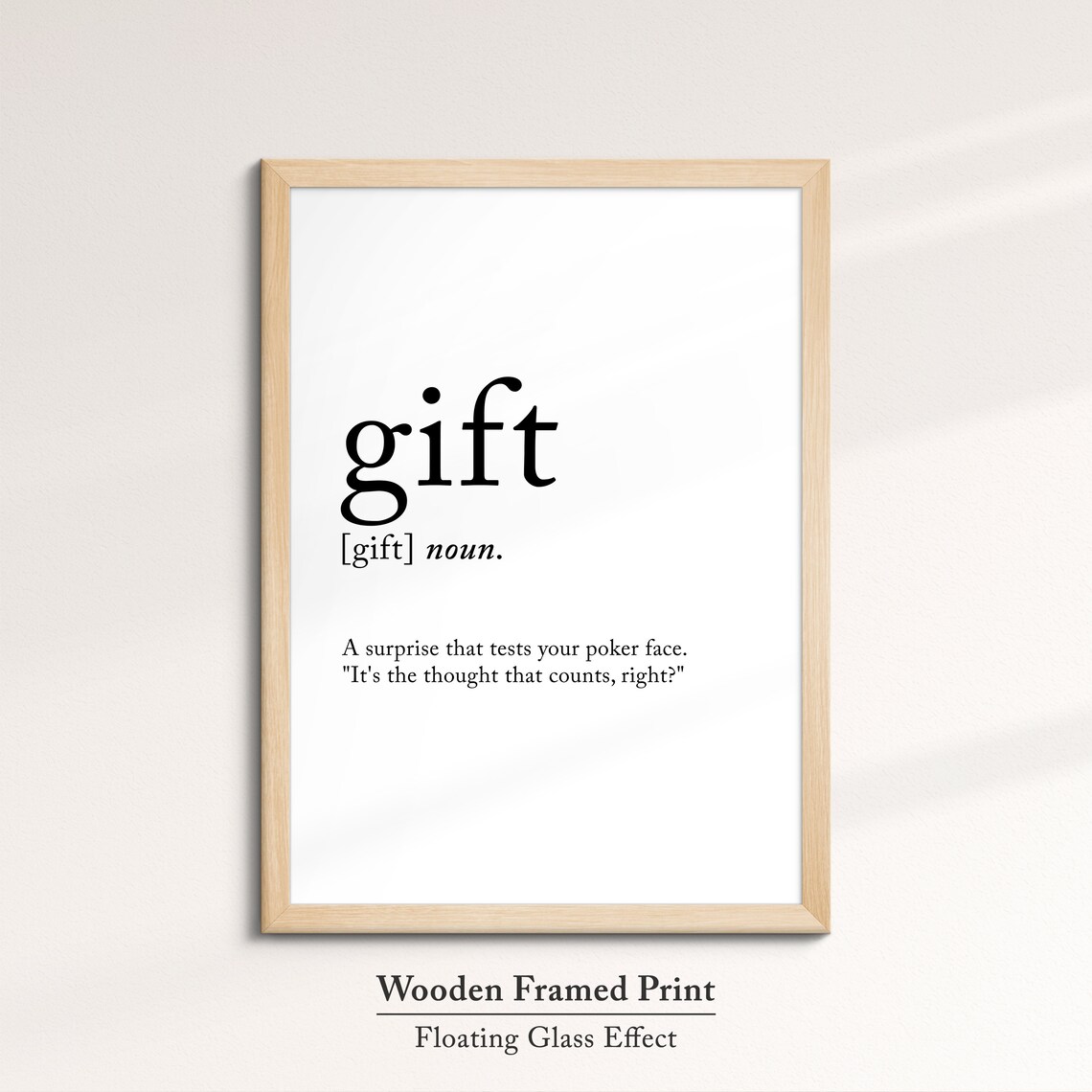 Gift Minimalist Definition Quote Word Art Framed Print Framed Female Wall Art Lady Poster Feminine Home Decor Gifts For Her - Image 6