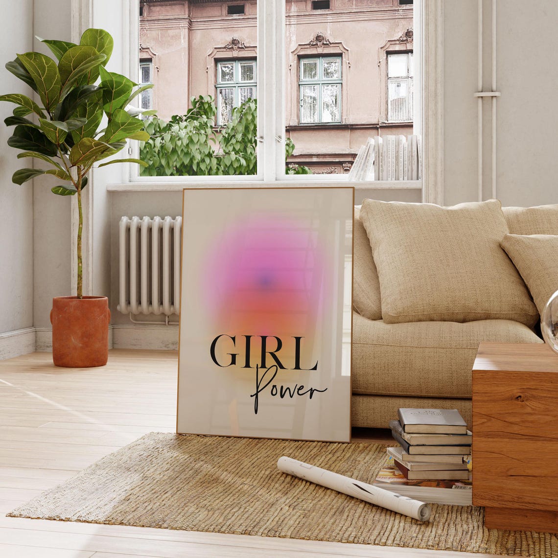 Aesthetic Girls Room Decor Wall Art Printable Teen Girl Bedroom Print One Piece Poster Girl Power Prints Feminist Art - Image 3