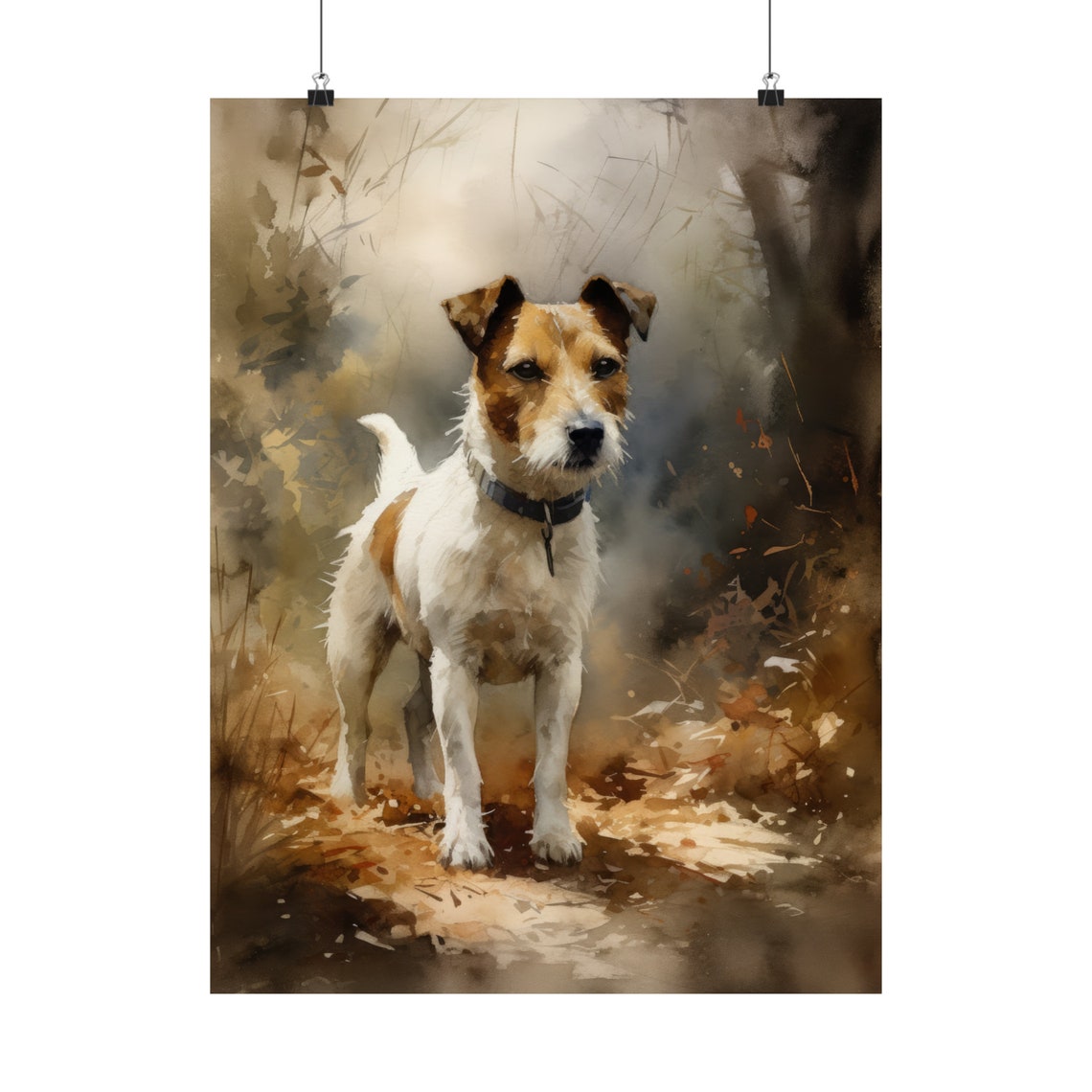 Parson Russell Terrier Dog Art Print Dog Wall Art Animal Art Print Animal Art Poster Dog Lover Gift Colorful Animal Wall Art Cool Dog - Image 5