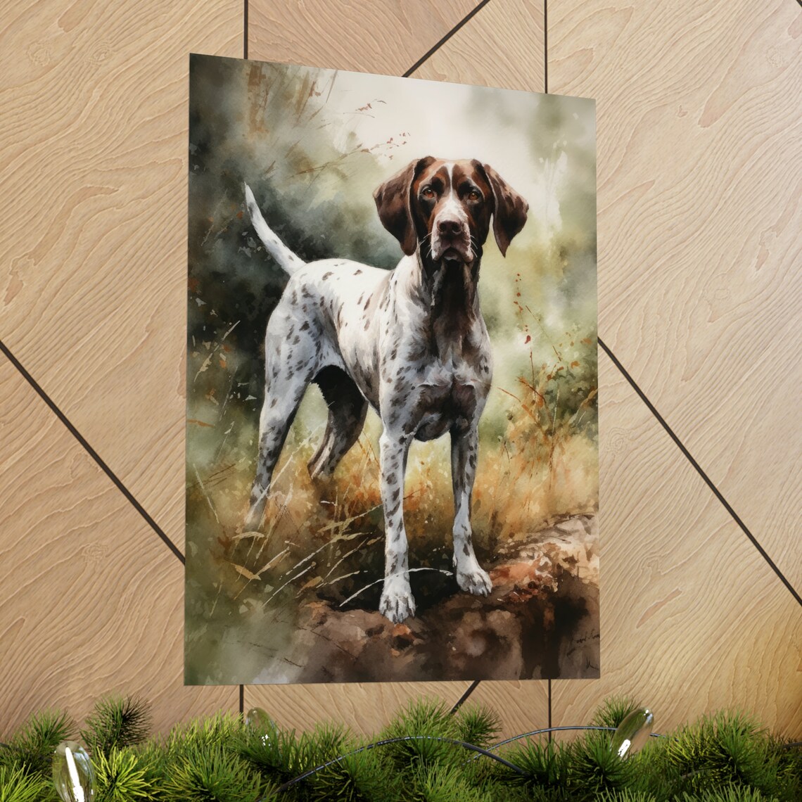 Pointer Dog Art Print Dog Wall Art Animal Art Print Animal Art Poster Dog Lover Gift Colorful Animal Wall Art Cool Dog Art - Image 2