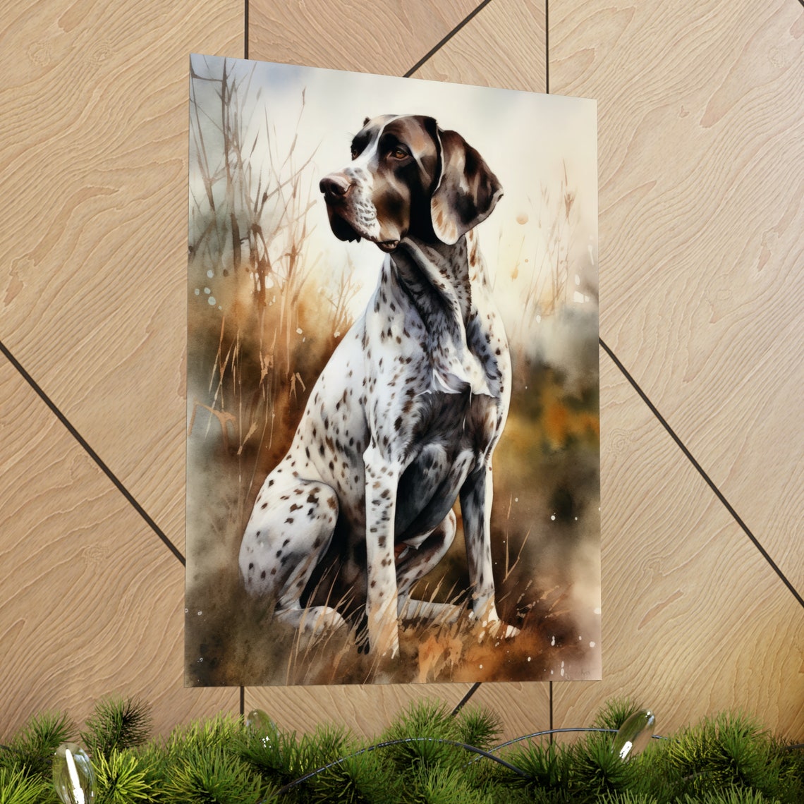 Pointer Dog Art Print Dog Wall Art Animal Art Print Animal Art Poster Dog Lover Gift Colorful Animal Wall Art Cool Dog Art - Image 2