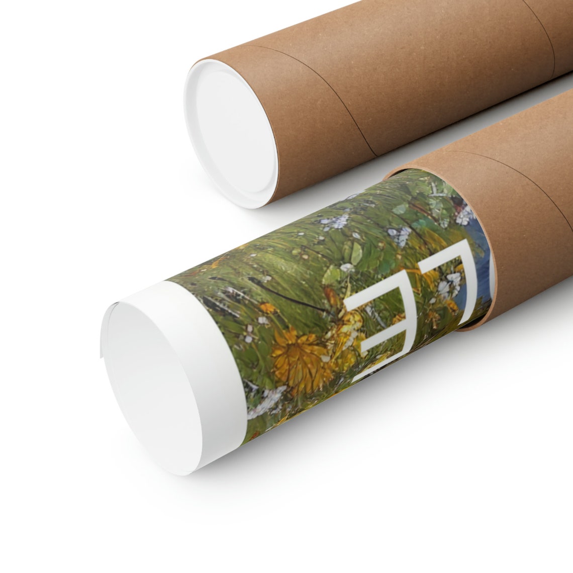 Jackson Hole Wyoming Teton Mountains Wildflower Stream Travel Poster - Image 2
