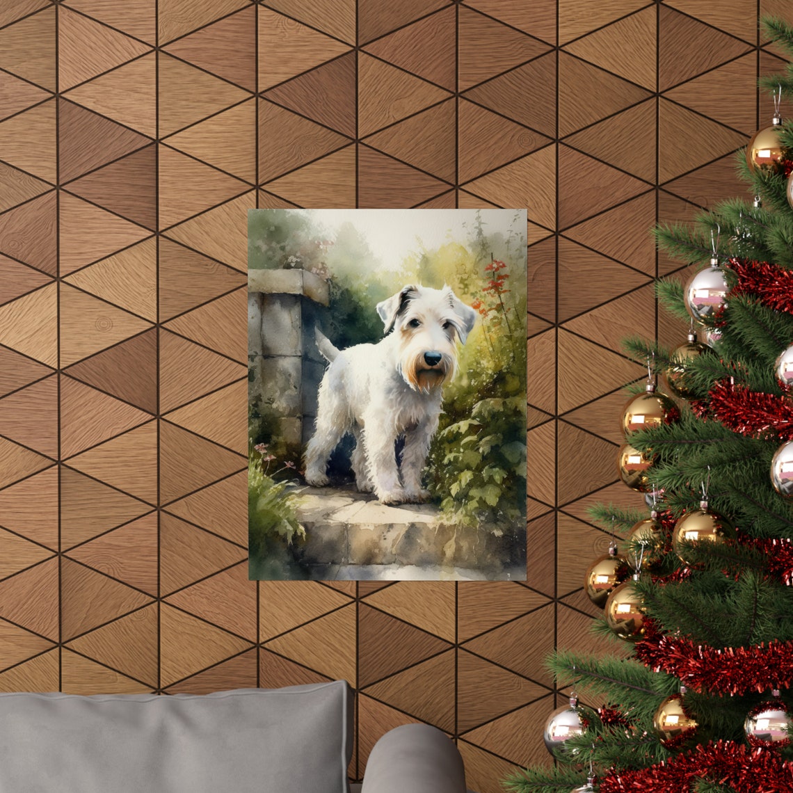 Sealyham Terrier Dog Art Print Dog Wall Art Animal Art Print Animal Art Poster Dog Lover Gift Colorful Animal Wall Art Cool Dog Art - Image 3