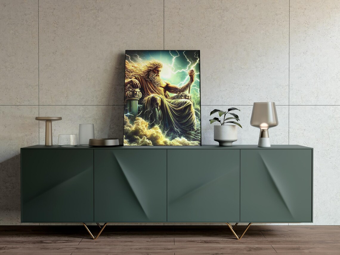 Wrath Of Zeus - Mythological Greek God Illustration - Image 4