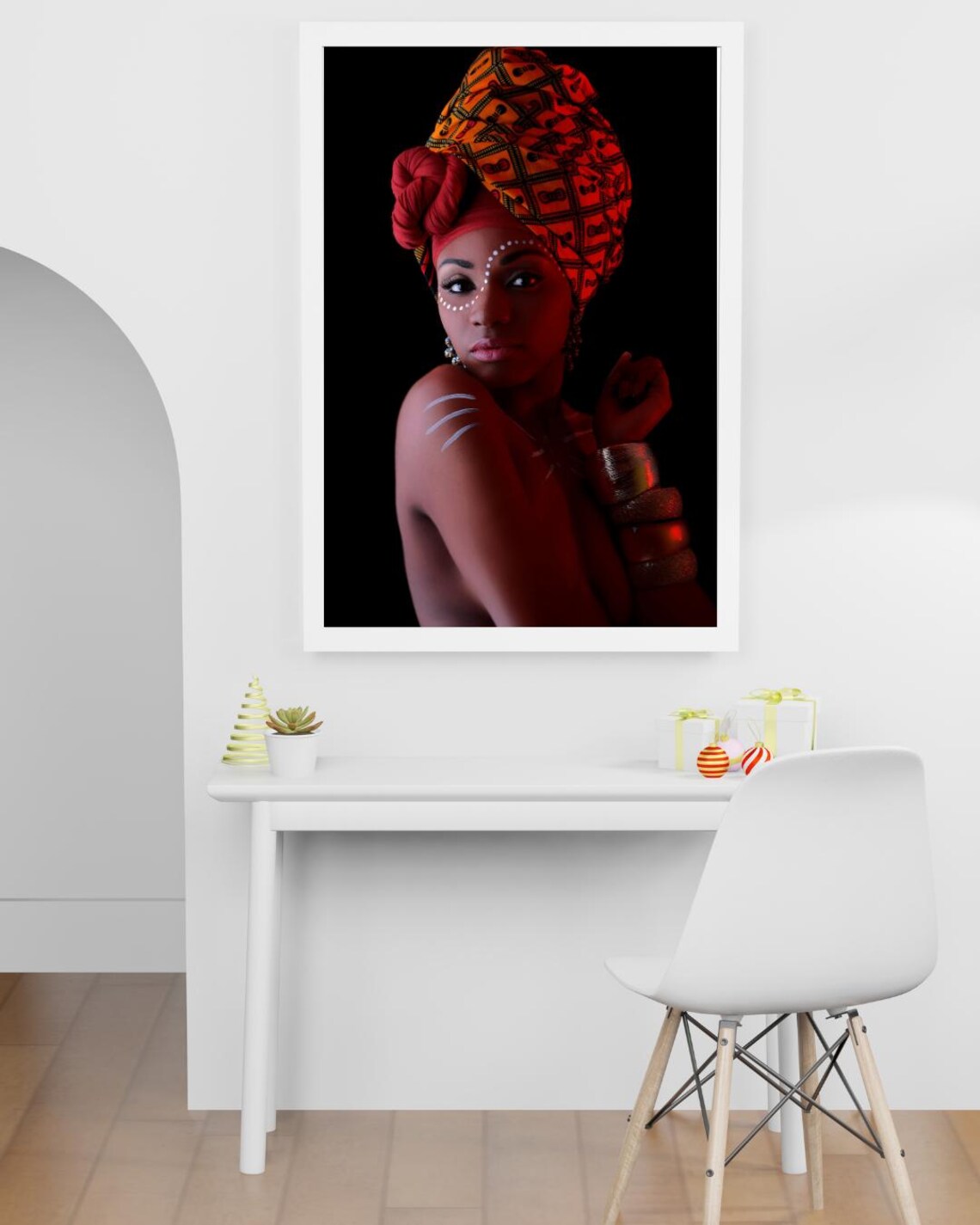 African Inspired Artwork, Afrocentric Wall Art - Image 2