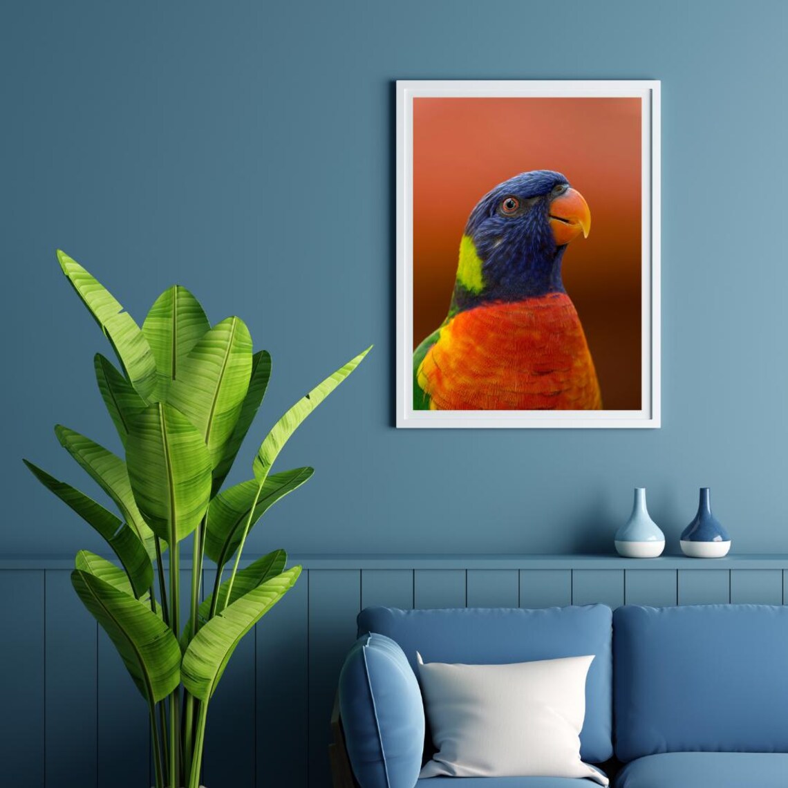 Parrot Wall Art, Nature-Themed Bird Photography - Image 6