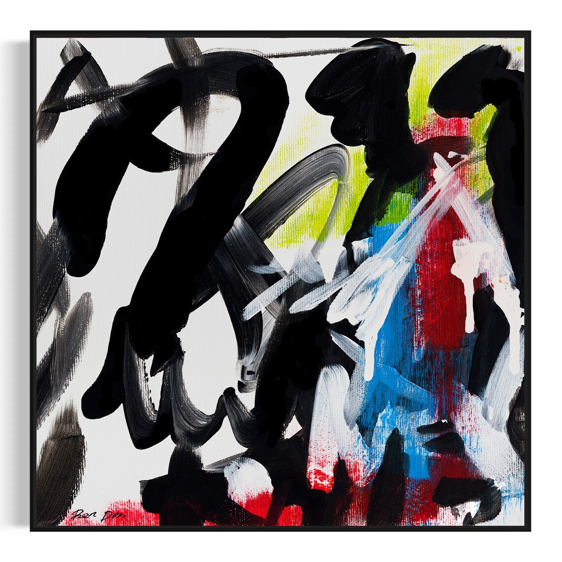 Ron Deri Abstract Graffiti Art, Contemporary Art Print - Image 4