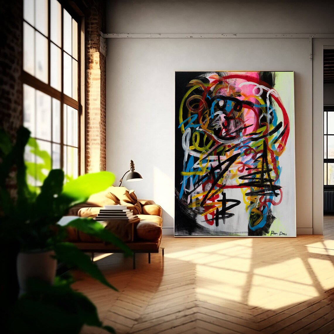 Abstract Painting Modern Abstract Wall Art Print - Image 5