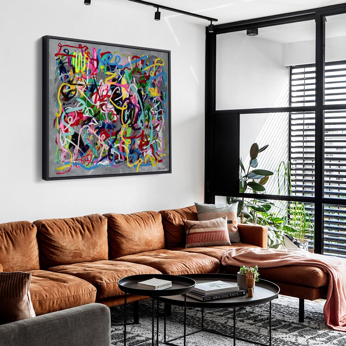 Abstract Art Directions by Ron Deri, Modern Art Print - Image 4