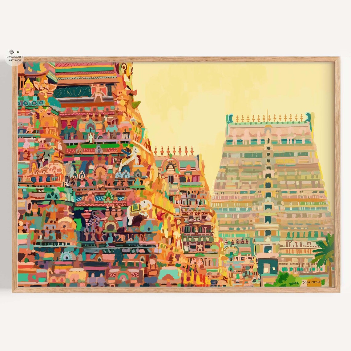 Srirangam Ranganatha Swami Temple Art Print
