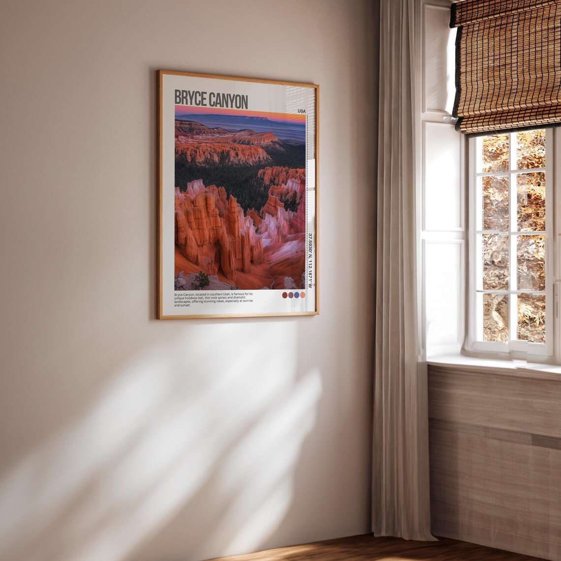 Bryce Canyon Hoodoos Sunrise Utah National Park Travel Poster - Image 6