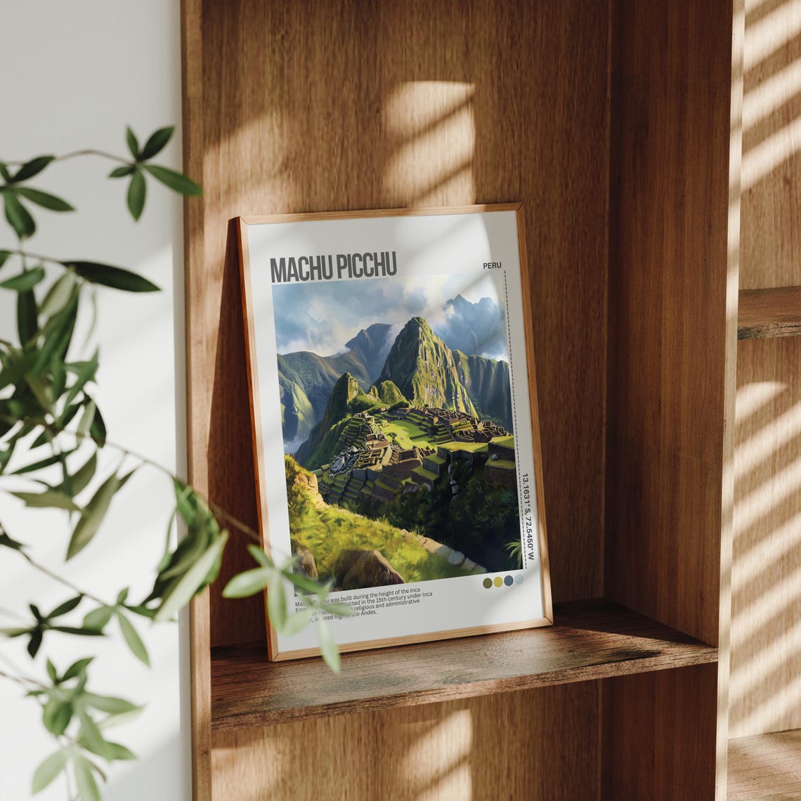 Machu Picchu Lush Green Valley Sunlit Peru Ruins Travel Poster - Image 6