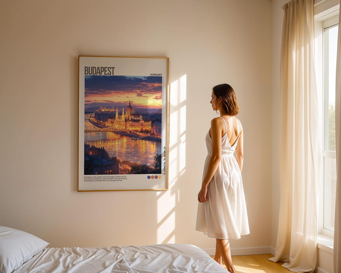 Budapest City Print Budapest City Art Budapest City Poster Budapest City Photo Budapest City Poster Print Hungary Travel Art Print - Image 7