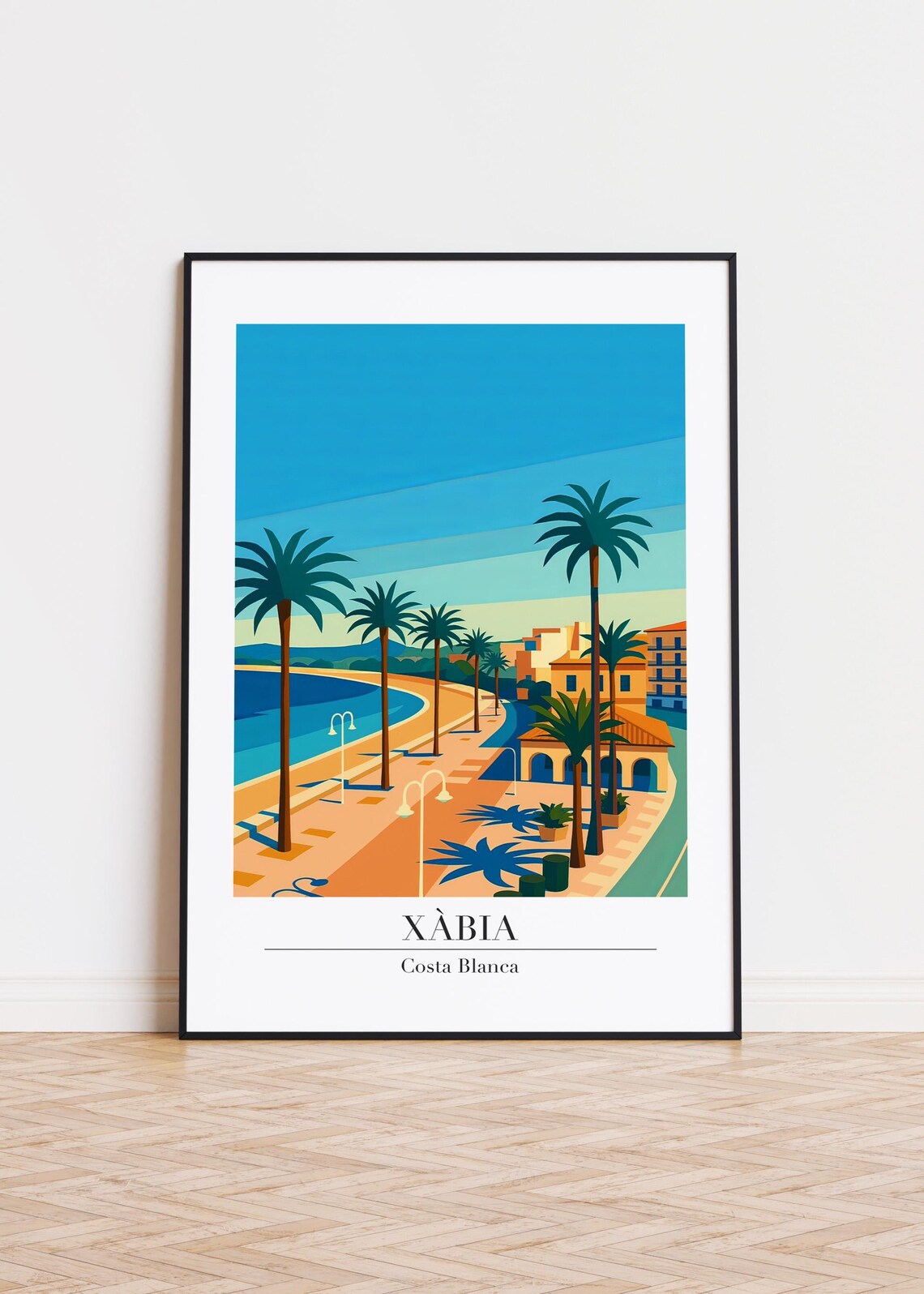 Xbia Spain Modern Travel Poster
