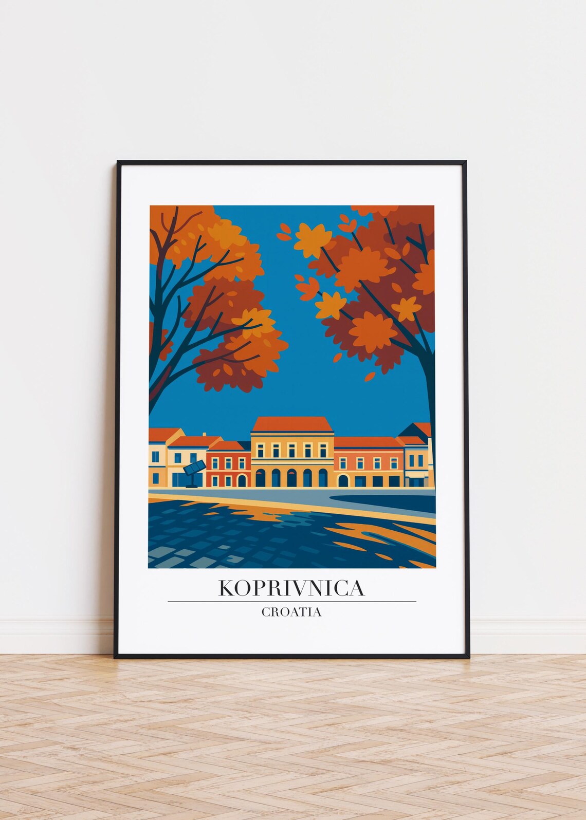 Koprivnica Croatia City Skyline Art Print