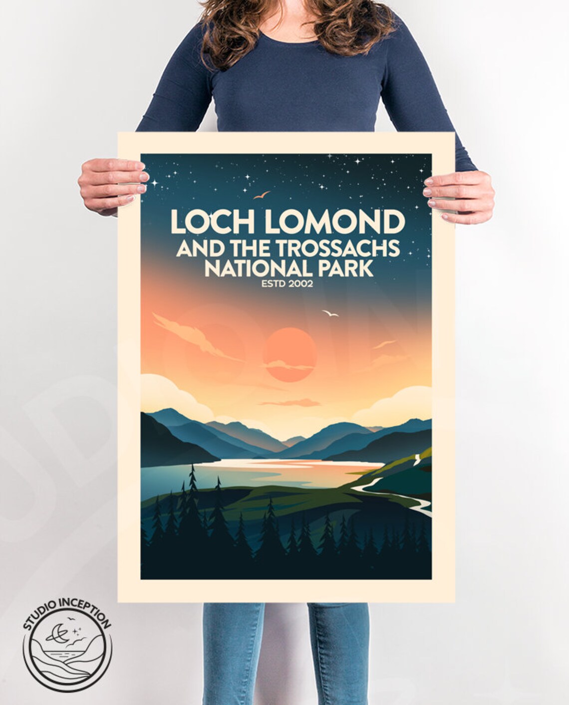 Loch Lomond The Trossachs National Park Travel Poster - Image 3
