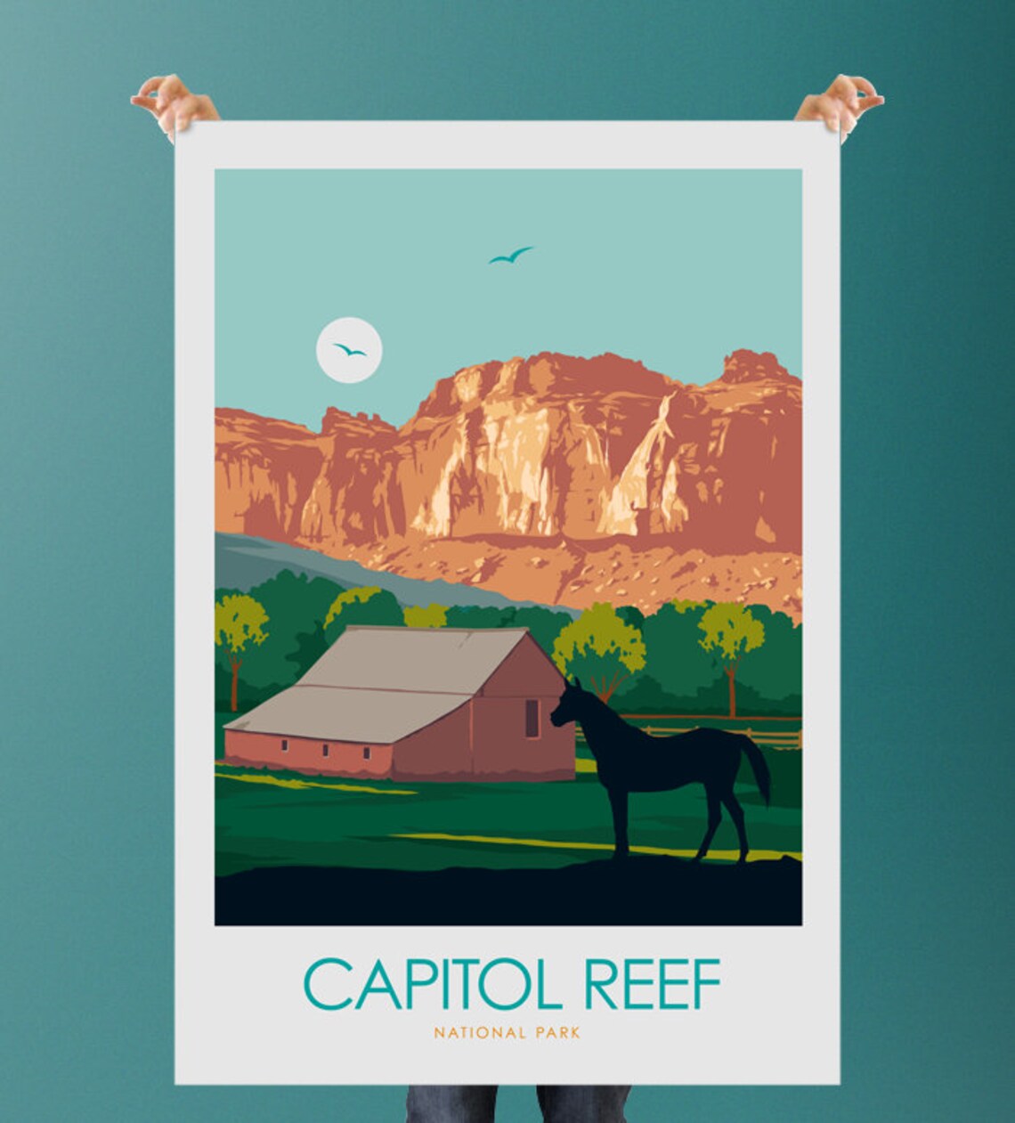 Capitol Reef National Park Travel Poster - Image 2
