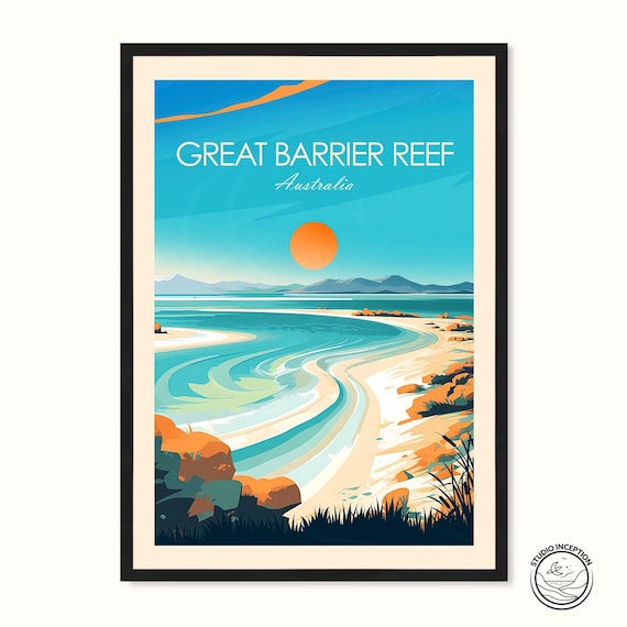 Great Barrier Reef Australia Home Decor Poster