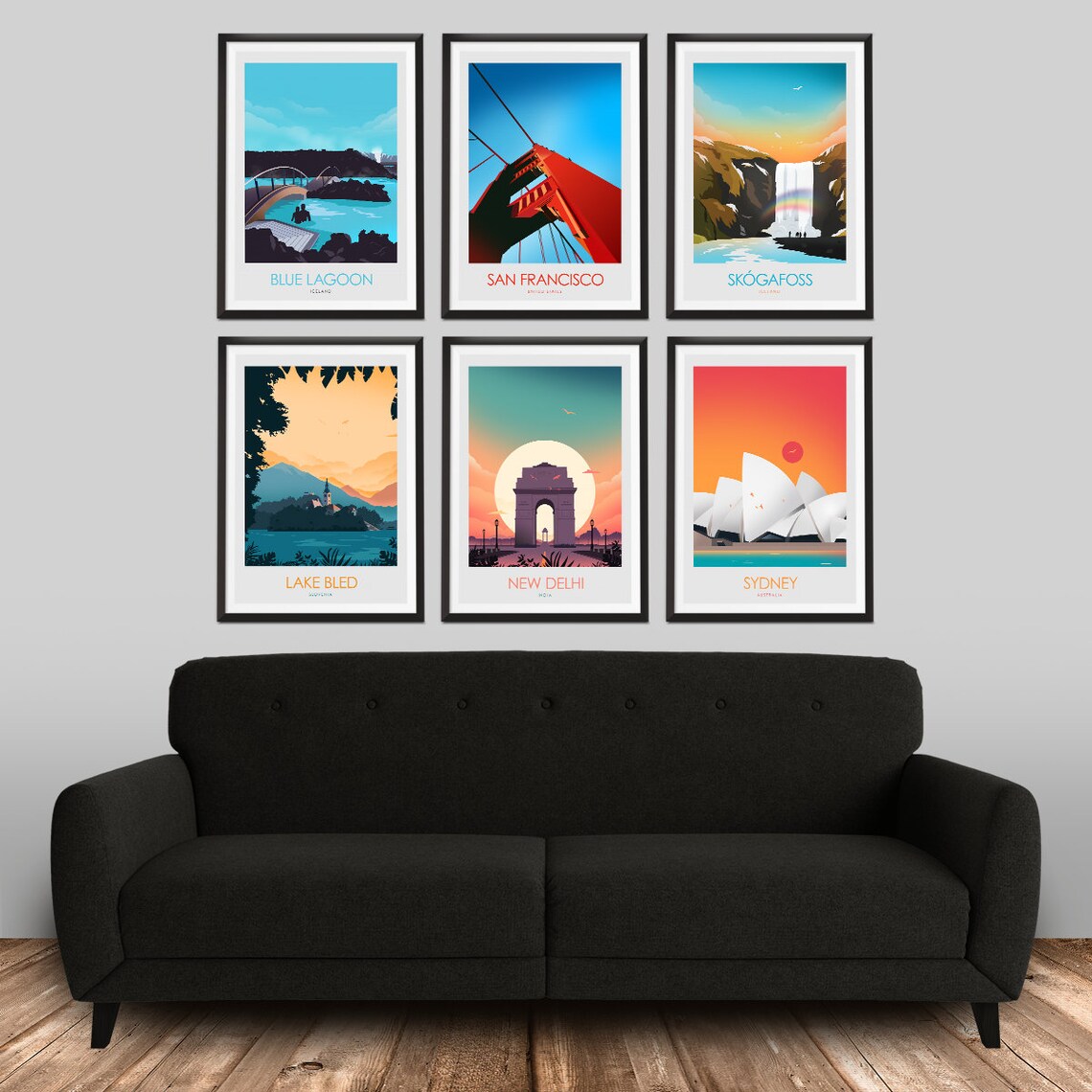 London Travel Poster, England UK Wall Art Print - Image 2