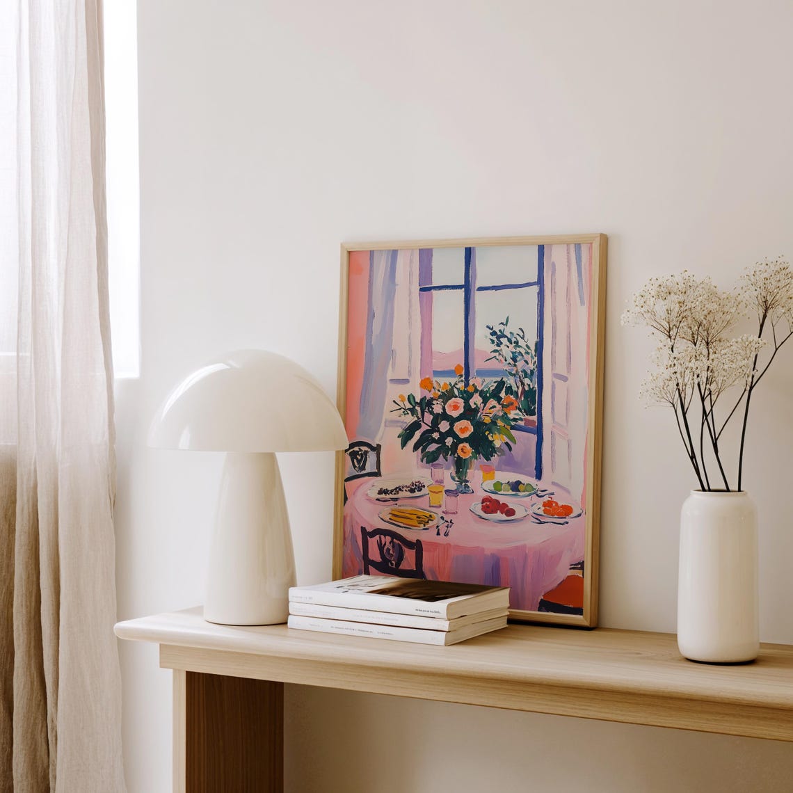 Matisse Inspired Open Window Breakfast Fauvist Dining Art Print - Image 4