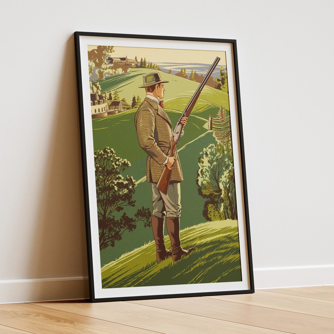Classic British Huntsman, Vintage Sporting Poster - Image 3